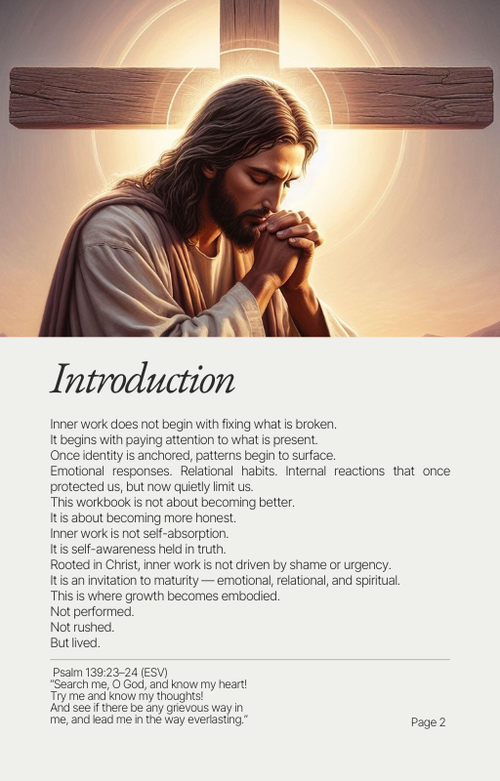 Book II: Inner Work - Emotional and Spiritual Maturity Rooted in Christ